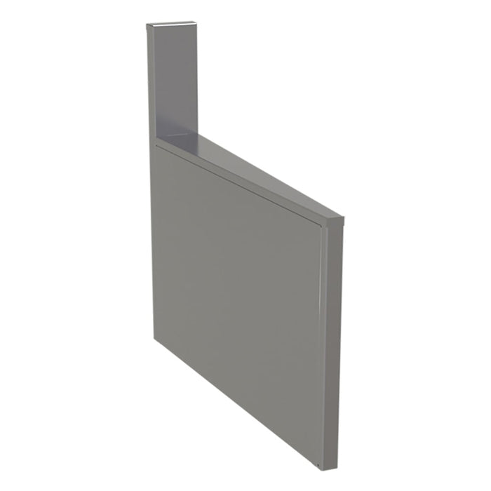 Glastender CIWB-5 4" Main Line Underbar Corner Drainboard, 7" Backsplash, 24" Front To Back-cityfoodequipment.com