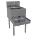 Glastender BSB-18 18" Main Line Underbar Blender Recess Station w/ Dump Sink & Faucet - 7" Backsplash-cityfoodequipment.com