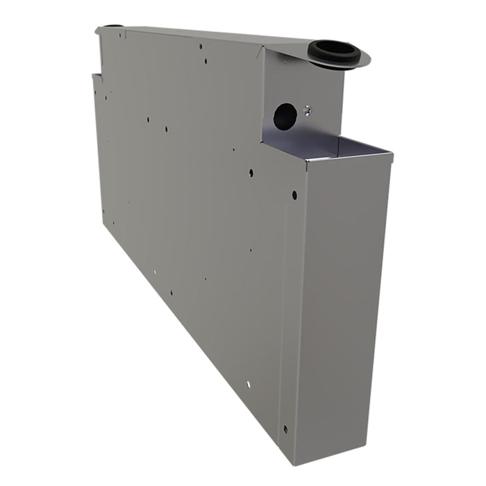 Glastender SHP-4 Main Line Pass Thru Soda Gun Holder - Stainless Steel, 4" x 38"-cityfoodequipment.com