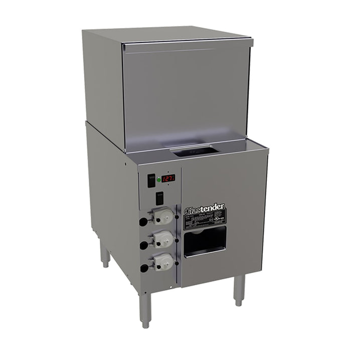 Glastender GT-18 Low Temp Rotary Undercounter Glass Washer w/ 360 Glasses/hr Capacity - 120v/1ph-cityfoodequipment.com