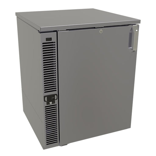 Glastender F1SL24 1 Section Glass Chiller w/ 101 Mug Capacity - Black, 120v-cityfoodequipment.com