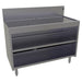 Glastender DBCA-42-LD Main Line Underbar Freestanding Drainboard Cabinet w/ 7" Backsplash - 42"W x 19"D x 37"H-cityfoodequipment.com