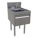 Glastender DHSB-18 Underbar Hand Sink w/ 9 1/4"L x 11 1/2"W x 6"D Bowl - Faucet, Soap & Towel Dispenser-cityfoodequipment.com