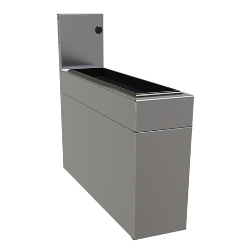 Glastender IBB-6 6" Main Line Ice Bin w/ 21 lb Ice Bin, Stainless Steel-cityfoodequipment.com