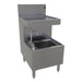 Glastender SWB-18-DB Underbar Dump Sink w/ 9 1/4"L x 11 1/2"W x 6"D Bowl - Faucet-cityfoodequipment.com