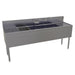 Glastender FSA-72-S 72" 4 Compartment Sink w/ 11"L x 14"W Bowl, 10 1/4" Deep-cityfoodequipment.com