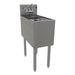 Glastender MRS-12 Underbar Mixology Sink w/ 9 1/4"L x 11 1/2"W x 6"D Bowl - Faucet & Glass Rinser-cityfoodequipment.com