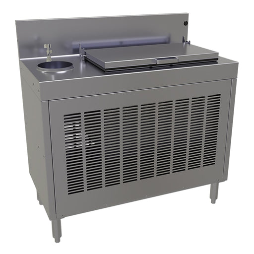 Glastender FRA-36 36" Ice Cream Dipping Cabinet w/ 2 Tub Capacity - Stainless, 120v-cityfoodequipment.com