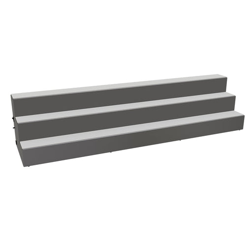 Glastender LLD3-54 3 Level Raised Liquor Display - Holds 39 Bottles, 54" x 12"-cityfoodequipment.com