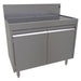 Glastender DBCA-36 Main Line Underbar Freestanding Drainboard Cabinet w/ 7" Backsplash - 36"W x 19"D x 37"H-cityfoodequipment.com