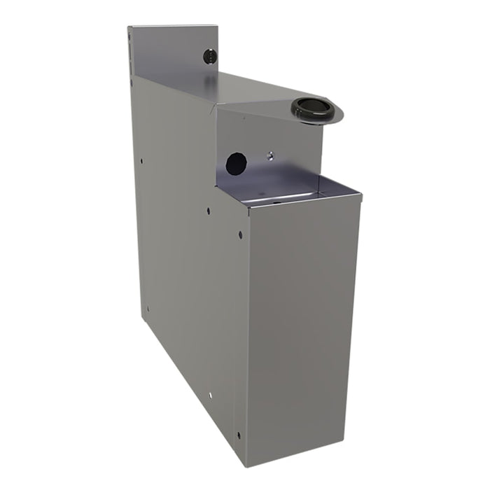 Glastender SHA-6 Main Line Soda Gun Holder - Stainless Steel, 6" x 19"-cityfoodequipment.com