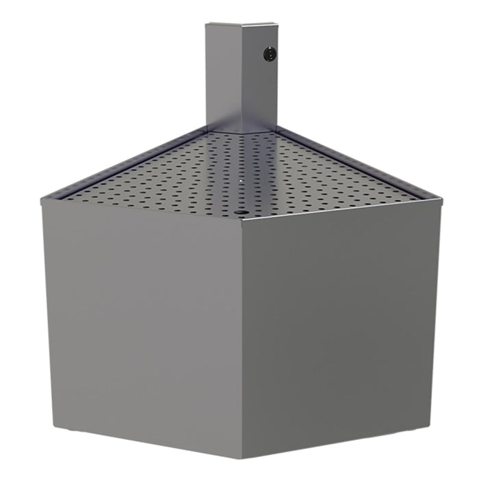 Glastender COWB-45 Main Line Underbar Corner Drainboard w/ 7" Backsplash - 23"W x 24"D-cityfoodequipment.com