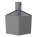 Glastender COWA-45 Main Line Underbar Corner Drainboard w/ 7" Backsplash - 19"W x 19"D-cityfoodequipment.com