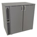 Glastender F1SB36 2 Section Glass Chiller w/ 223 Mug Capacity - Black, 120v-cityfoodequipment.com