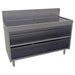 Glastender DBCA-48-LD Main Line Underbar Freestanding Drainboard Cabinet w/ 7" Backsplash - 48"W x 19"D x 37"H-cityfoodequipment.com