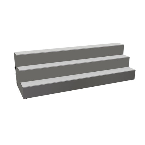 Glastender LLD3-42 3 Level Raised Liquor Display - Holds 30 Bottles, 42" x 12"-cityfoodequipment.com