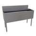Glastender IBA-48-CP10 48" Main Line Ice Bin w/ 134 lb Ice Bin & 10 Circuit Cold Plate, Stainless Steel-cityfoodequipment.com