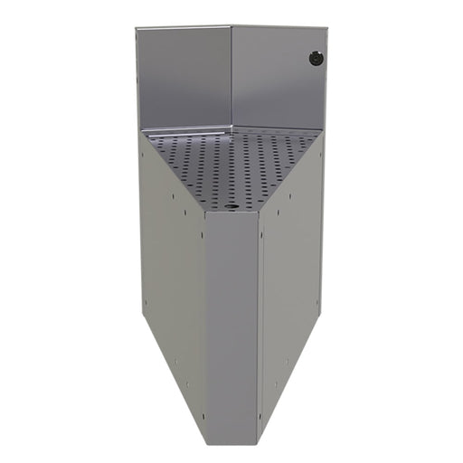Glastender CIWB-25 Main Line Underbar Corner Drainboard w/ 7" Backsplash - 14"W x 24"D-cityfoodequipment.com