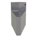 Glastender CIWB-25 Main Line Underbar Corner Drainboard w/ 7" Backsplash - 14"W x 24"D-cityfoodequipment.com