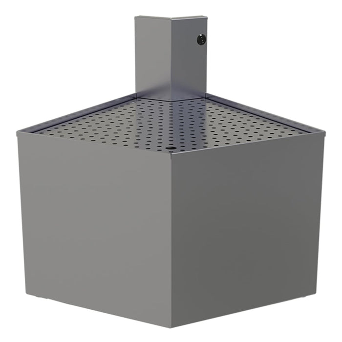 Glastender COWA-60 Main Line Underbar Corner Drainboard w/ 7" Backsplash - 25"W x 19"D-cityfoodequipment.com