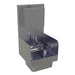 Glastender WH-14-ESD Wall Mount Commercial Hand Sink w/ 9 1/4"L x 11 1/2"W x 6"D Bowl - Faucet, Soap & Towel Dispenser-cityfoodequipment.com