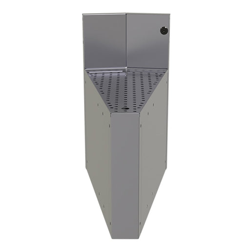 Glastender CIWB-20 Main Line Underbar Corner Drainboard w/ 7" Backsplash - 12"W x 24"D-cityfoodequipment.com