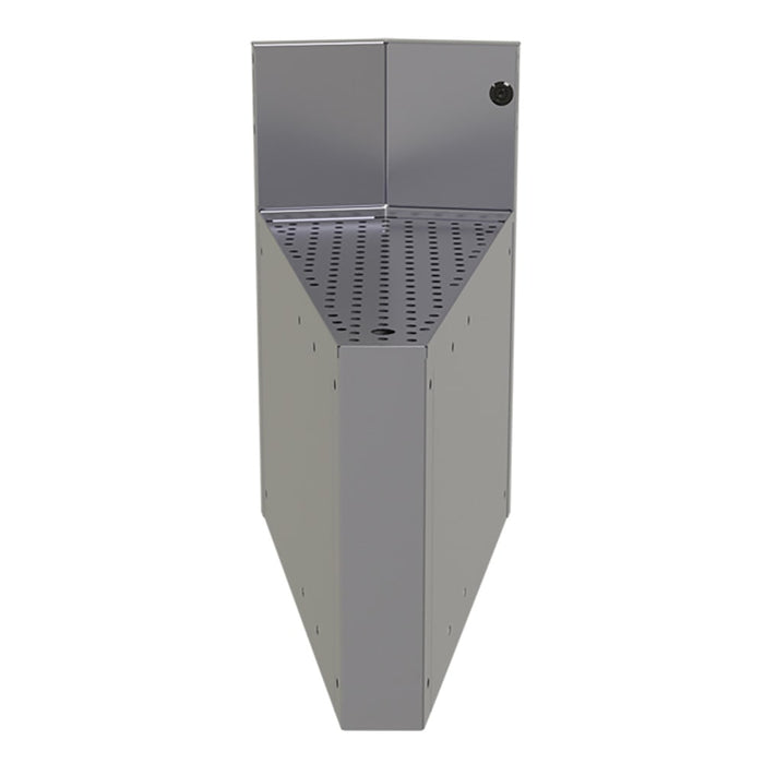 Glastender CIWB-20 Main Line Underbar Corner Drainboard w/ 7" Backsplash - 12"W x 24"D-cityfoodequipment.com