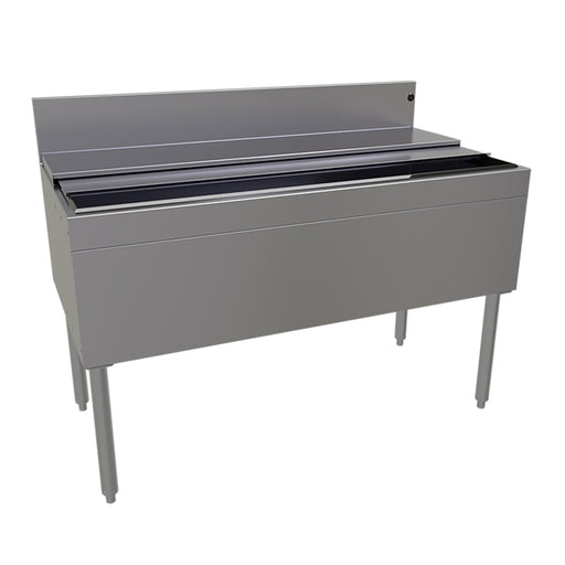 Glastender IBB-48 48" Main Line Ice Bin w/ 170 lb Ice Bin, Stainless Steel-cityfoodequipment.com