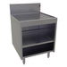Glastender DBCB-24-LD Main Line Underbar Freestanding Drainboard Cabinet w/ 7" Backsplash - 24"W x 24"D x 37"H-cityfoodequipment.com