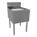 Glastender MFT-20 Underbar Mixology Sink w/ 9 1/4"L x 11 1/2"W x 6"D Bowl – Faucet, Glass Rinser, & Prep Area-cityfoodequipment.com