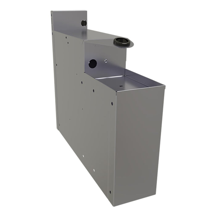 Glastender SHB-6 Main Line Soda Gun Holder - Stainless Steel, 6" x 24"-cityfoodequipment.com