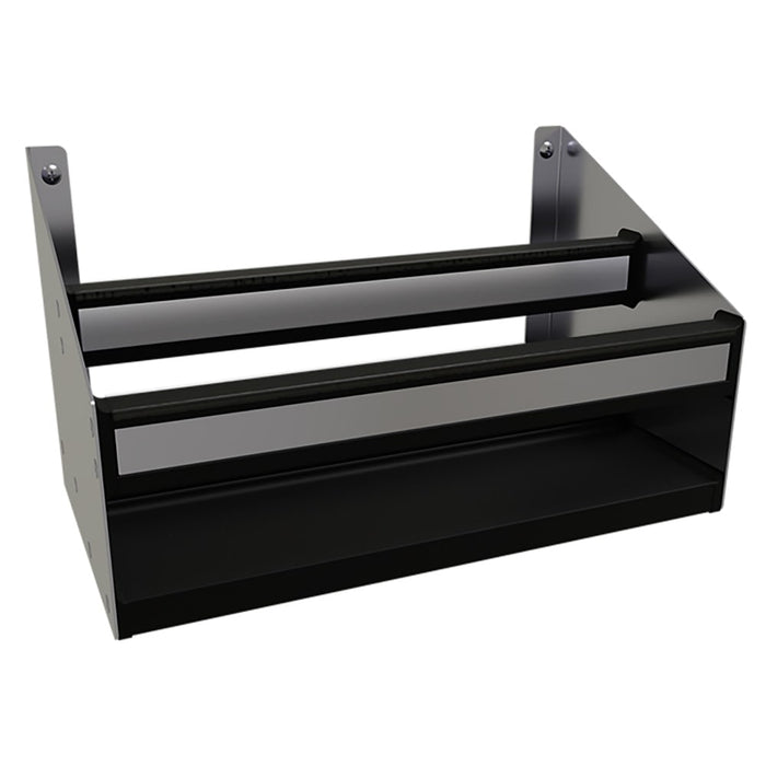 Glastender DSR-17 17" Double Tier Speed Rail - 10 Bottle Capacity, Stainless-cityfoodequipment.com