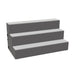Glastender LLD3-24 3 Level Raised Liquor Display - Holds 18 Bottles, 24" x 12"-cityfoodequipment.com