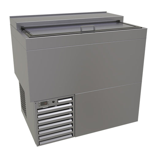 Glastender MF36-S 1 Section Glass Chiller w/ 87 Mug Capacity - Stainless, 120v-cityfoodequipment.com
