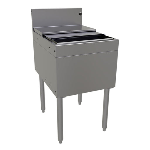 Glastender IBB-18 18" Main Line Ice Bin w/ 64 lb Ice Bin, Stainless Steel-cityfoodequipment.com