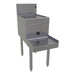 Glastender DBSB-14 14" Main Line Underbar Blender Station w/ Drainboard - 7" Backsplash-cityfoodequipment.com