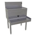Glastender DBSA-24 24" Main Line Underbar Blender Station w/ Drainboard - 7" Backsplash-cityfoodequipment.com