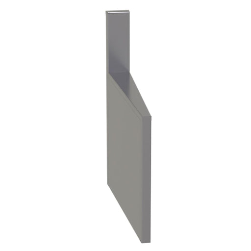 Glastender CIWA-5 3" Main Line Underbar Corner Drainboard, 7" Backsplash, 19" Front To Back-cityfoodequipment.com