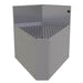 Glastender CIWB-45 Main Line Underbar Corner Drainboard w/ 7" Backsplash - 23"W x 24"D-cityfoodequipment.com
