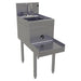 Glastender BSB-14 14" Main Line Underbar Blender Recess Station w/ Dump Sink & Faucet - 7" Backsplash-cityfoodequipment.com