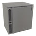 Glastender C1SL28 28" Bar Refrigerator - 1 Swinging Solid Door, Black, 120v-cityfoodequipment.com