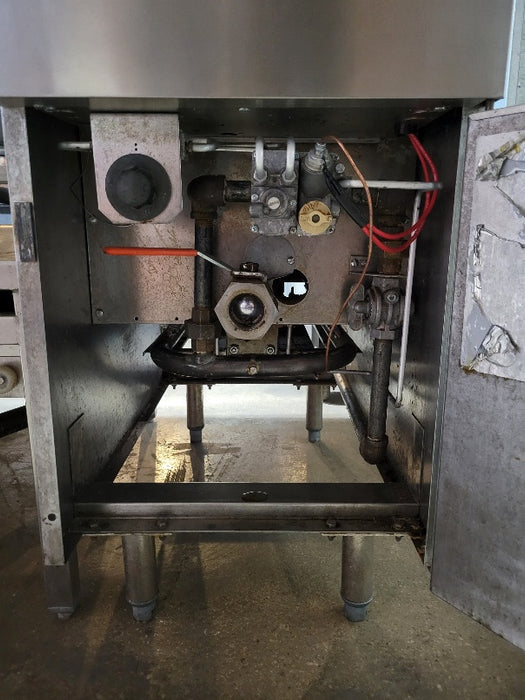 Anets 14GS Gas Fryer - (1) 50 lb Vat, Floor Model, Natural Gas-cityfoodequipment.com