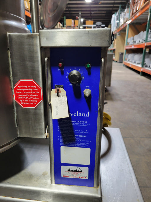 Used Cleveland KET-12T Commercial Tilting Steam Kettle 12 Gallon, 3 Phase-cityfoodequipment.com