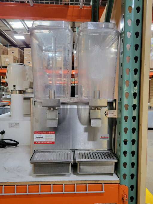 Used Crathco D25-3 Refrigerated Drink Dispenser w/ (2) 5 gal Bowls, Pre Mix, 115v-cityfoodequipment.com