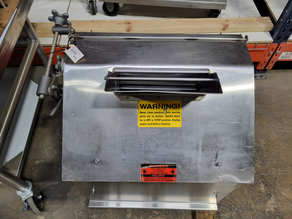 Used Acme MRS-11 Countertop Dough Roller Double Pass-cityfoodequipment.com