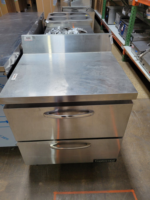 Continental SWF32NBS-D 32" W Worktop Freezer w/ (1) Section & (2) Drawers, 115v-cityfoodequipment.com