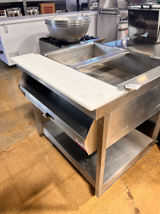Randell 3312 Electric Hot Food Table — 2-Well Common Waterbath Steam Table-cityfoodequipment.com
