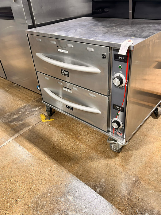 Used APW Wyott HDDi-2 X*PERT Series 2-Drawer Countertop Holding Drawer Warmer-cityfoodequipment.com