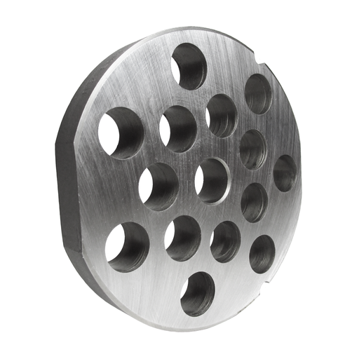 USED #12 3/4" HARD GRINDER PLATE W/HUB FLAT SIDE (STOCK PHOTO)-cityfoodequipment.com