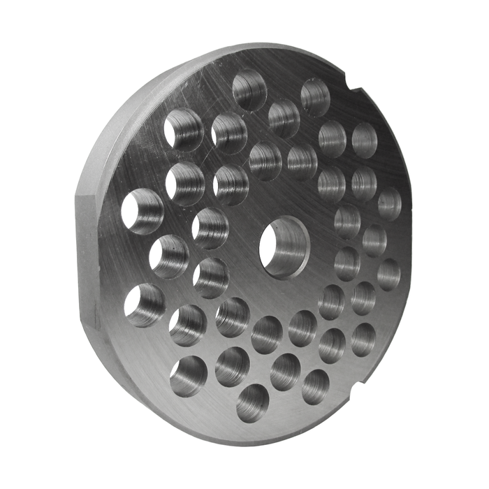 USED #22 1/2" SOFT GRINDER PLATE FLAT SIDE (STOCK PHOTO)-cityfoodequipment.com
